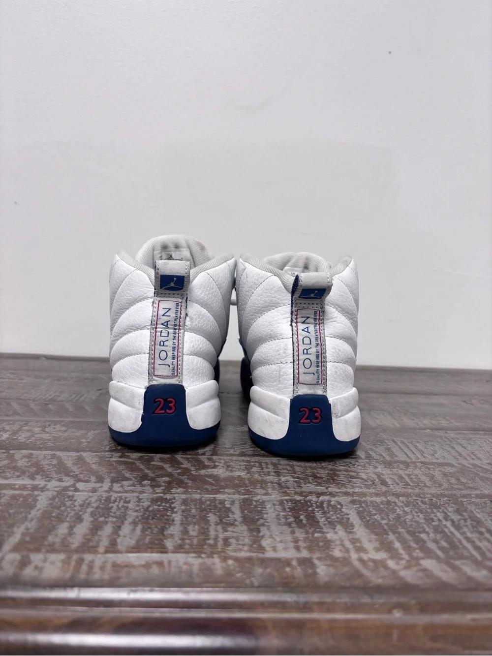 Jordan Retro 12 Grade School Sneaker in French Blue